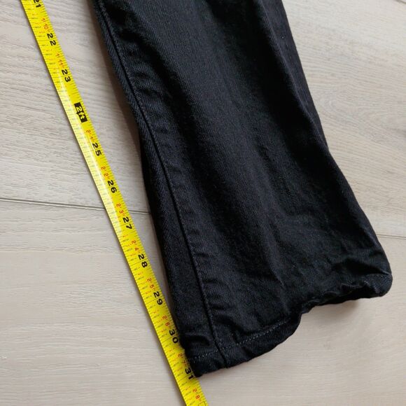 Buck Mason Jeans Mens 28x31 Black Maverick Slim Fit Japanese Denim Button Fly - Picture 8 of 11